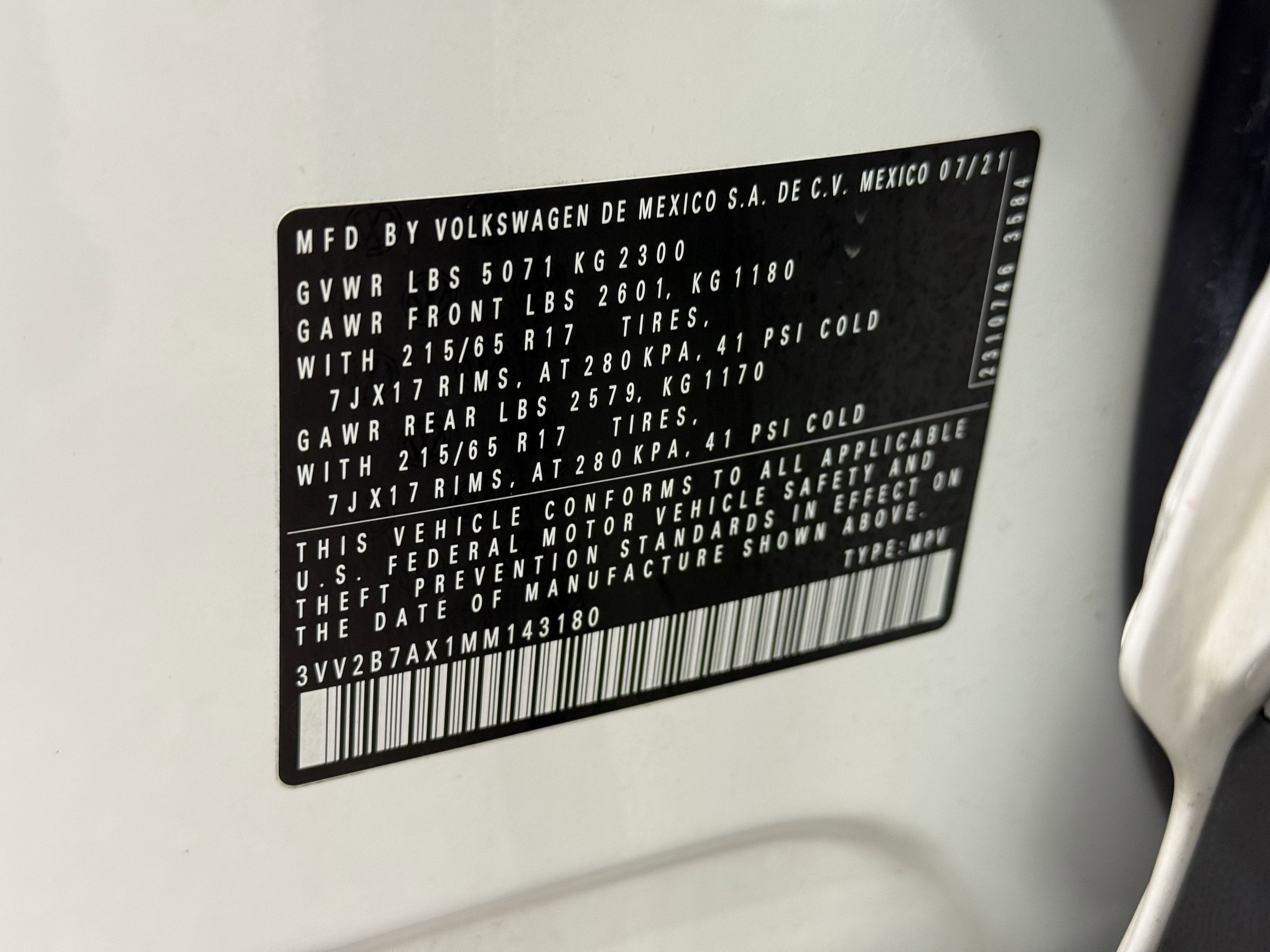 2021 Volkswagen Tiguan SE