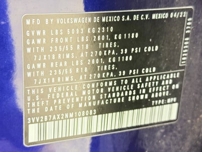 2022 Volkswagen Tiguan SE