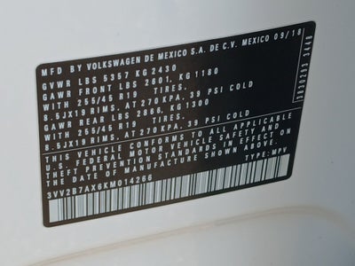 2019 Volkswagen Tiguan 2.0T SEL