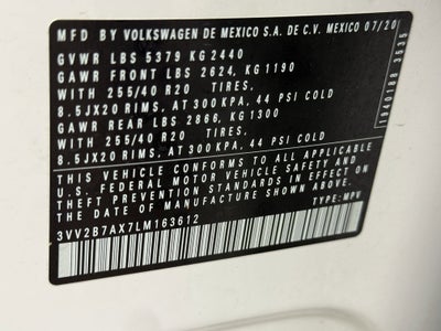 2020 Volkswagen Tiguan SE