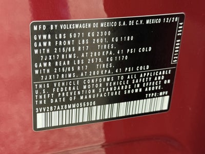 2021 Volkswagen Tiguan SE