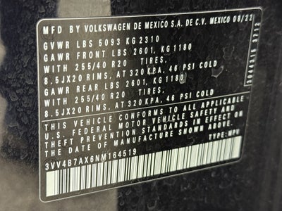 2022 Volkswagen Tiguan SEL R-Line