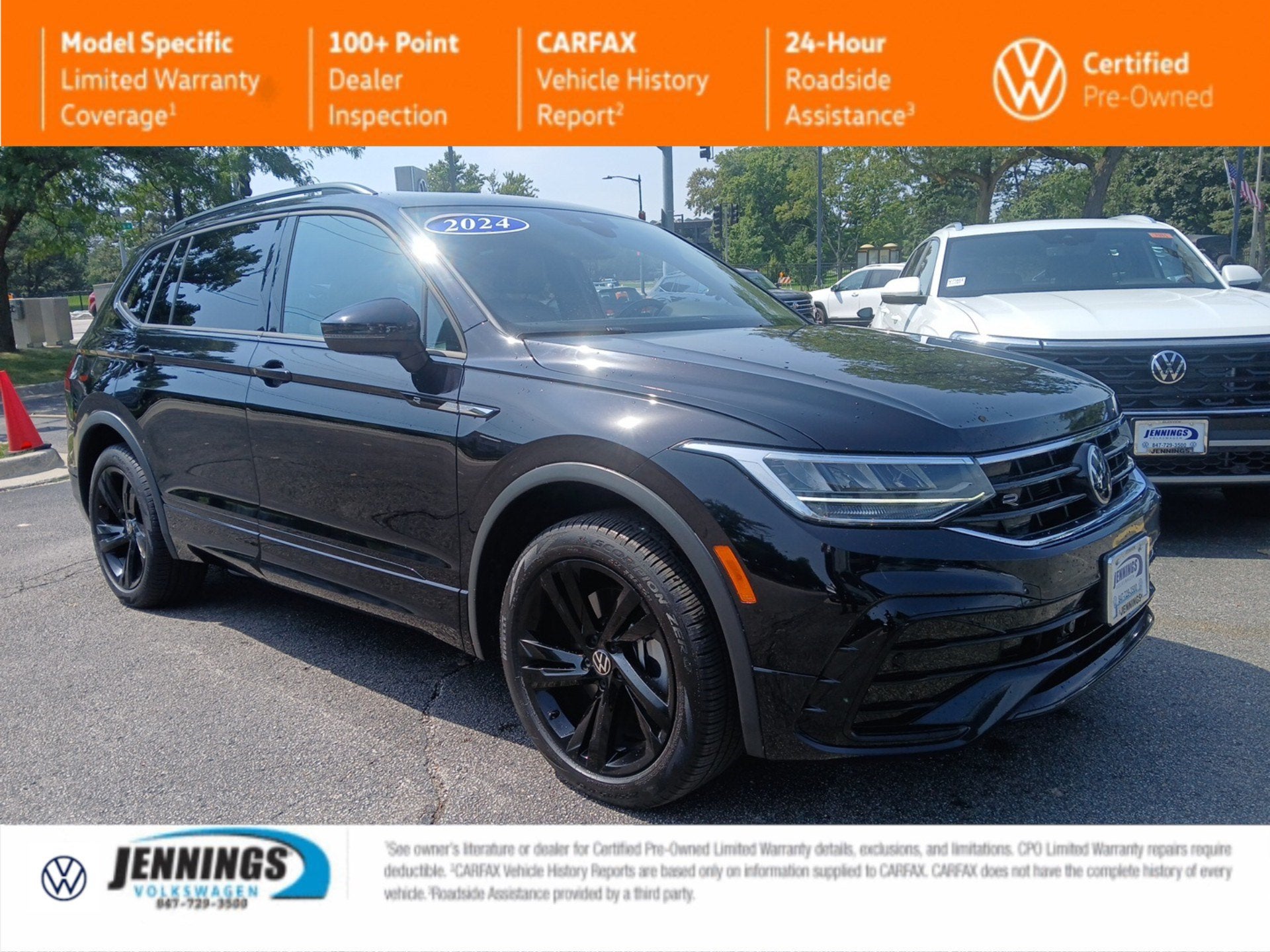 2024 Volkswagen Tiguan 2.0T SE R-Line Black