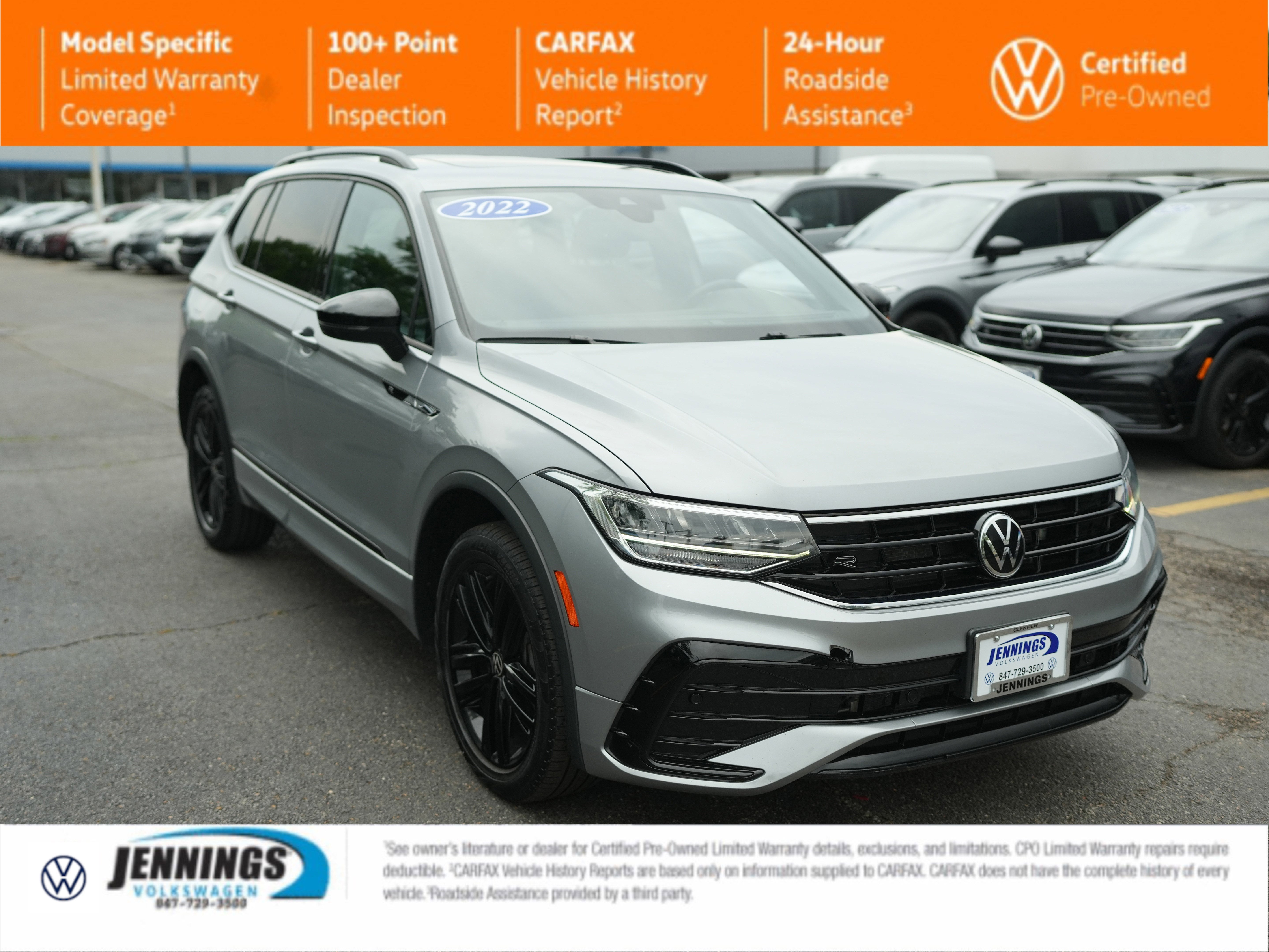 2022 Volkswagen Tiguan 2.0T SE R-Line Black