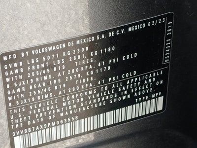 2023 Volkswagen Tiguan 2.0T SE R-Line Black