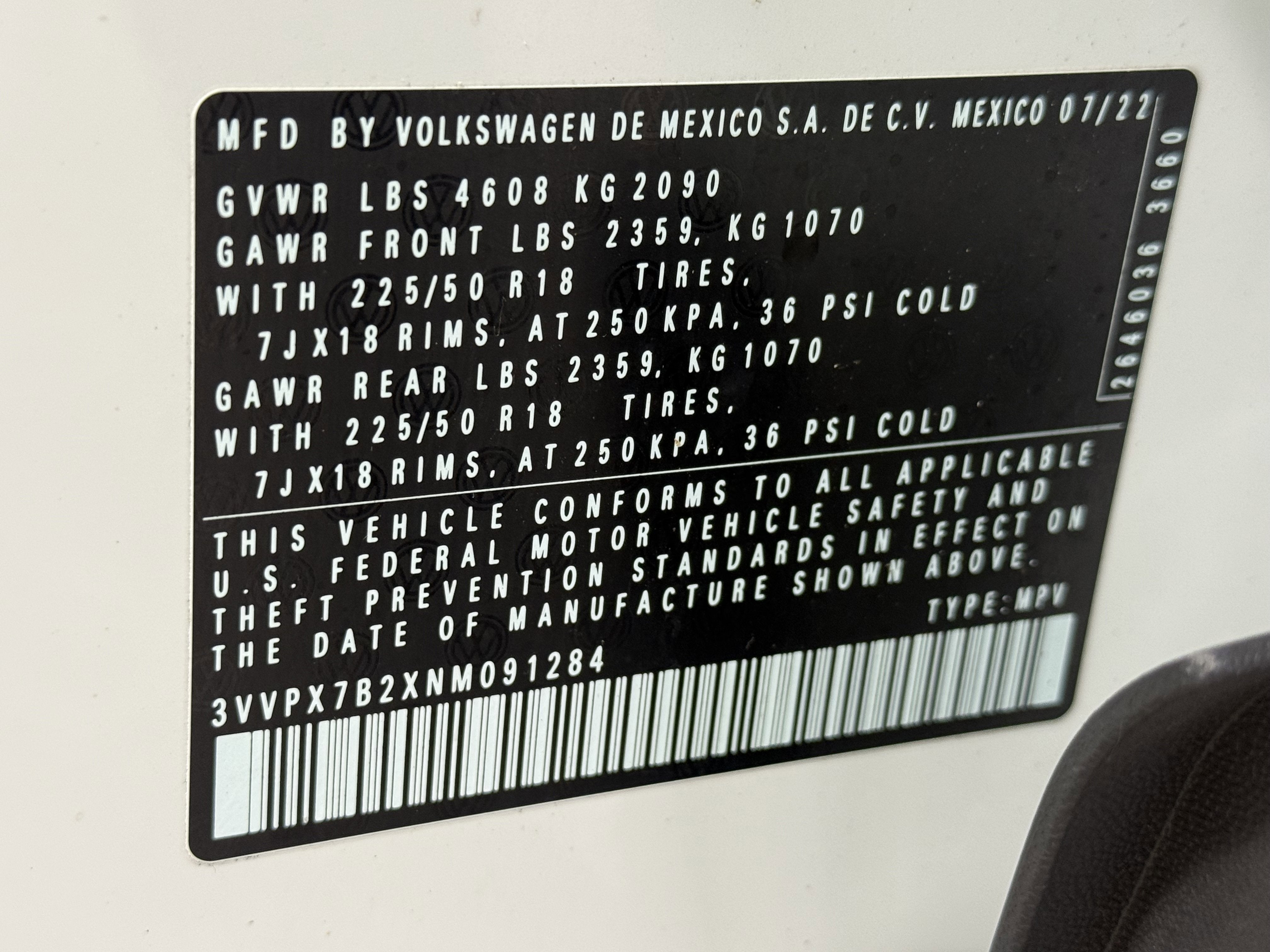 2022 Volkswagen Taos SE