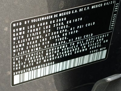 2023 Volkswagen Taos 1.5T SE