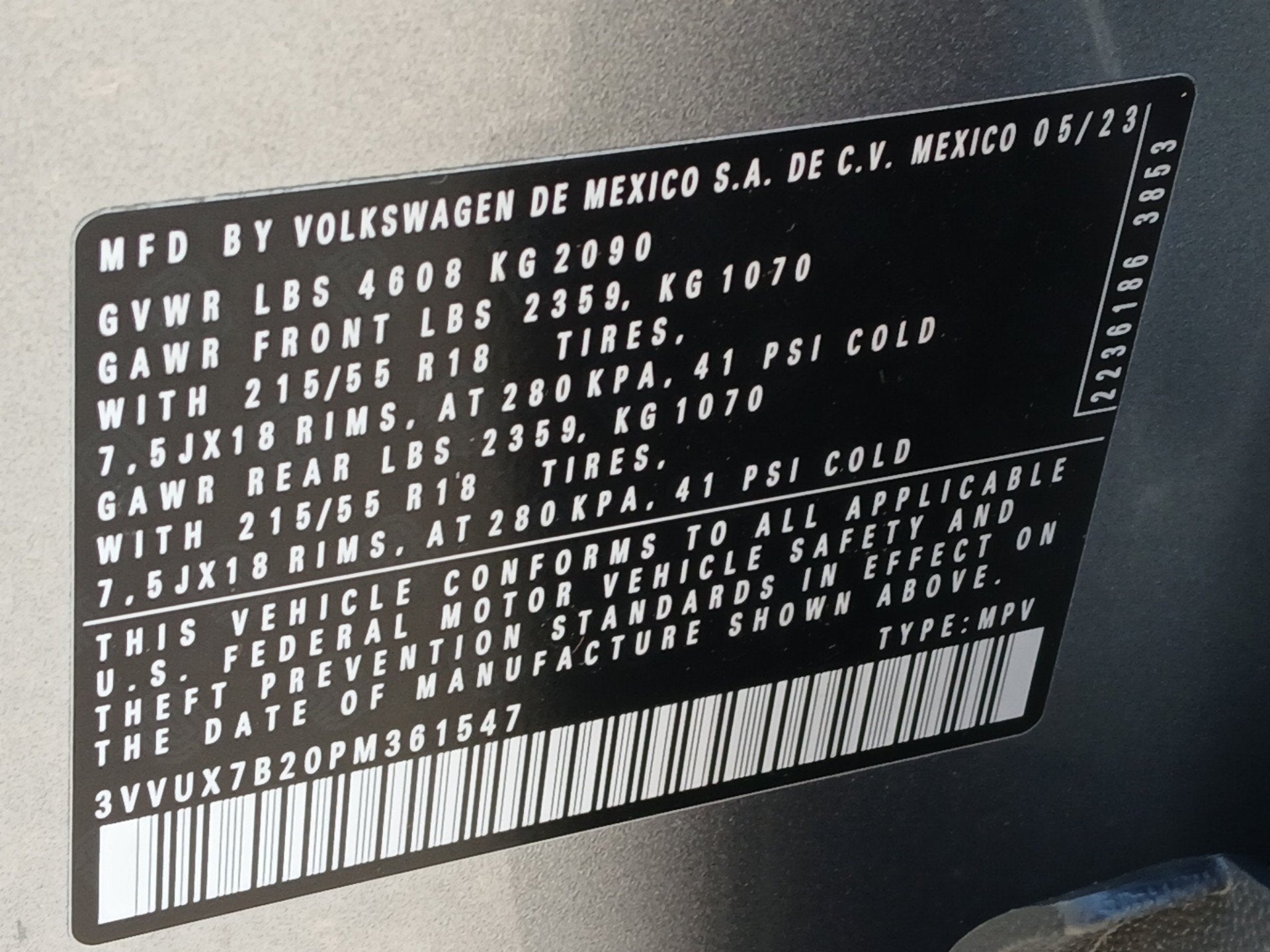 2023 Volkswagen Taos 1.5T SE