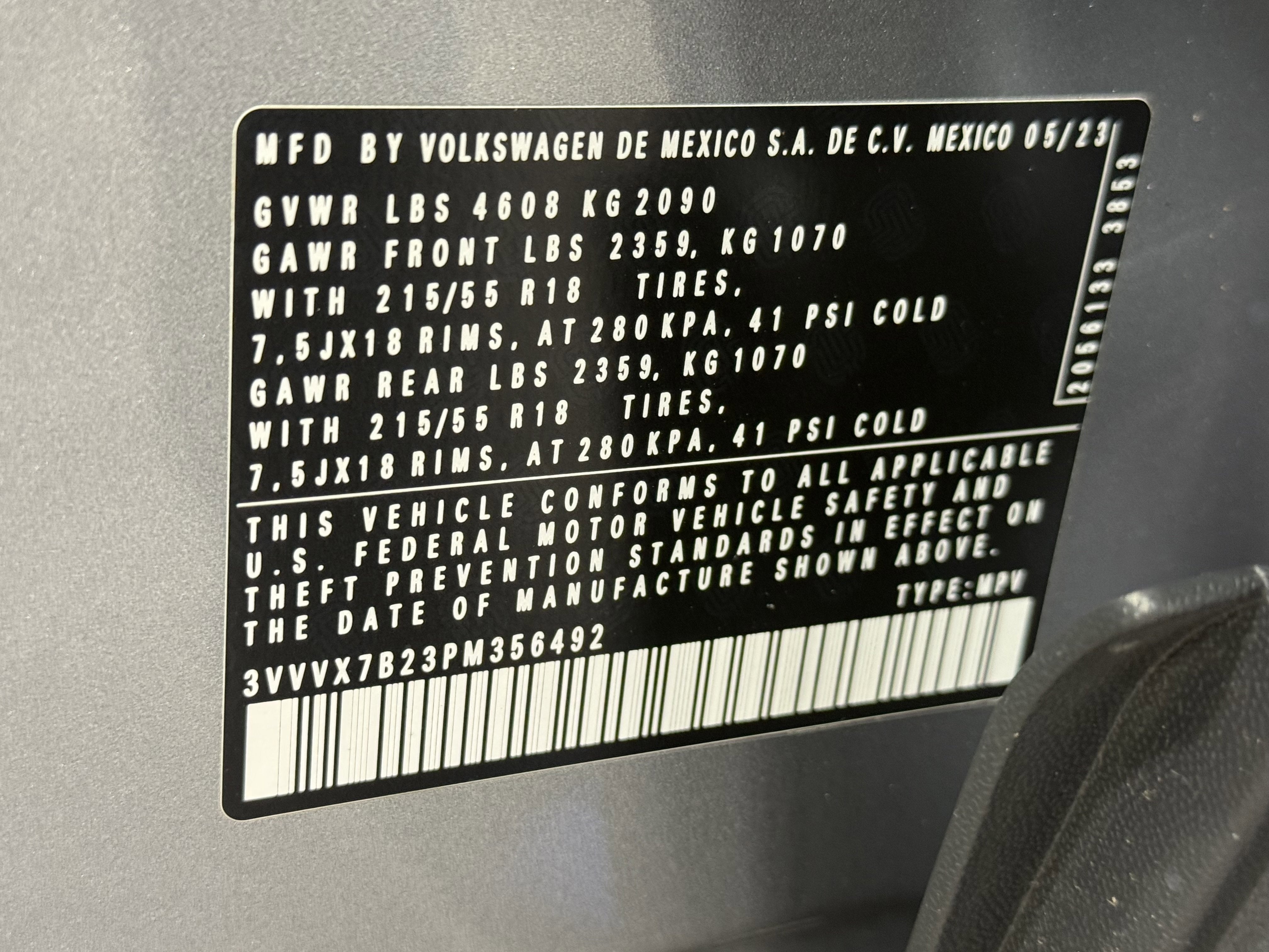 2023 Volkswagen Taos SE