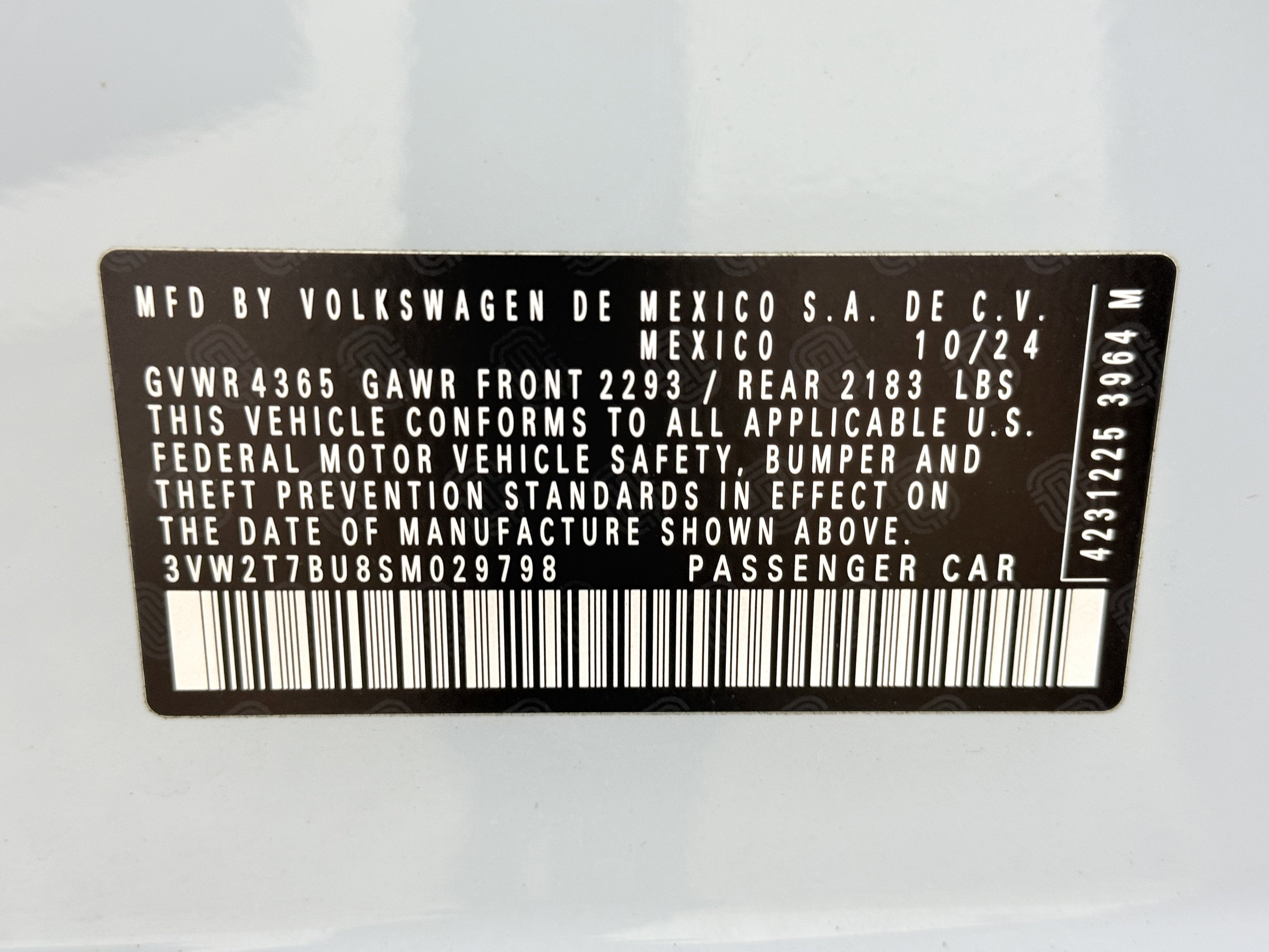 2025 Volkswagen Jetta GLI Autobahn