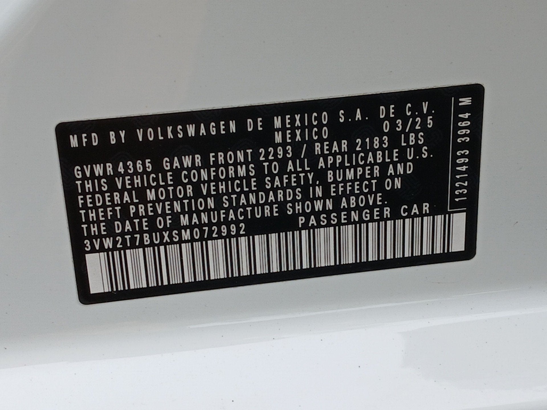 2025 Volkswagen Jetta GLI Autobahn