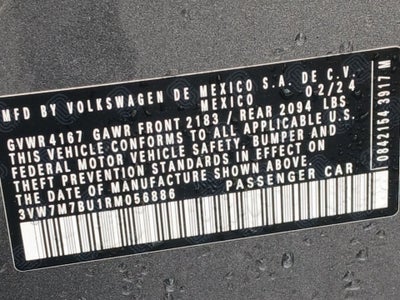 2024 Volkswagen Jetta SE