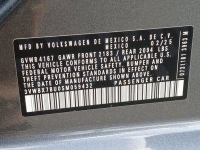 2025 Volkswagen Jetta Sport