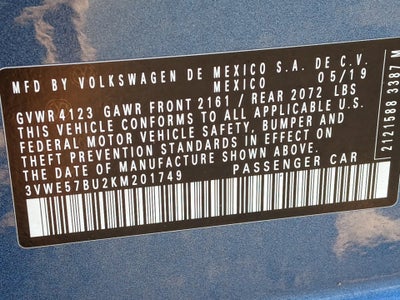 2019 Volkswagen Jetta 1.4T SEL