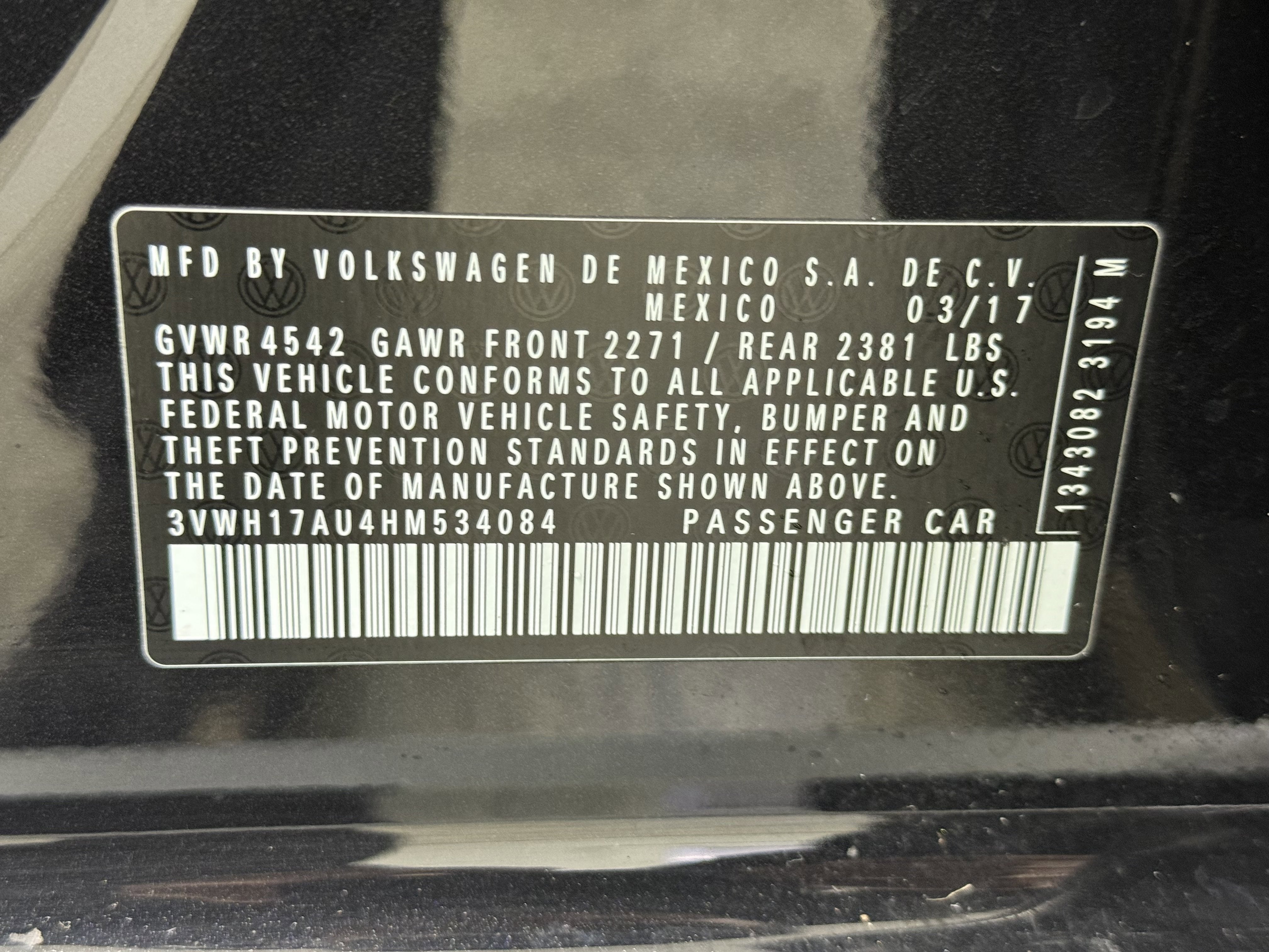 2017 Volkswagen Golf Alltrack S