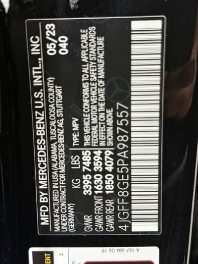 2023 Mercedes-Benz GLS GLS 580