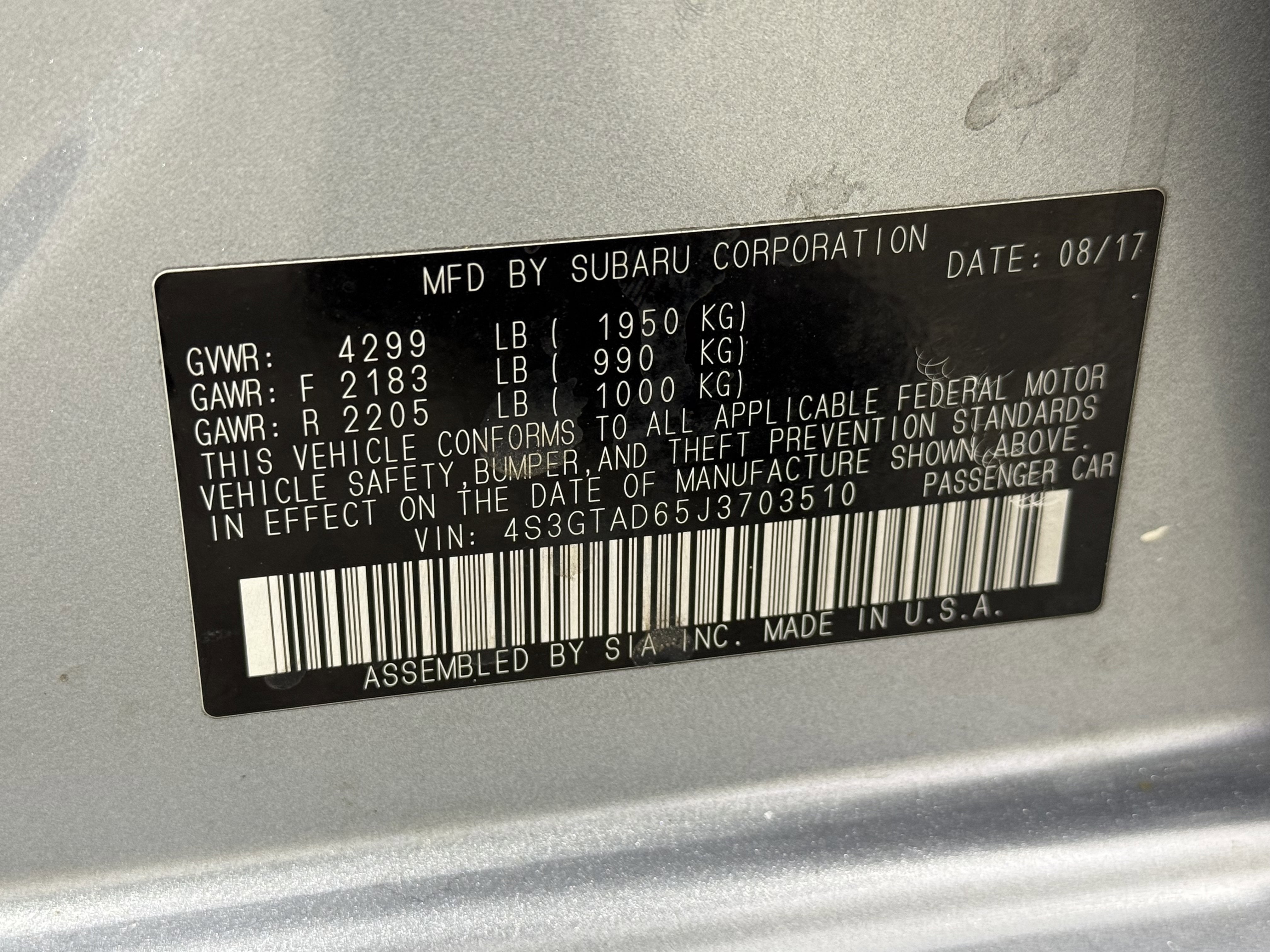 2018 Subaru Impreza Premium