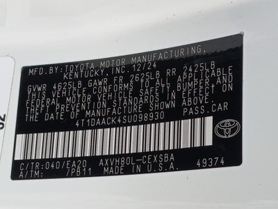 2025 Toyota Camry LE