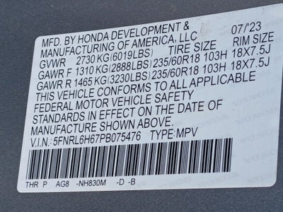 2023 Honda Odyssey EX-L