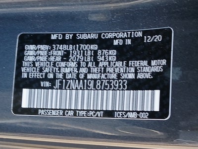 2020 Toyota 86 NA