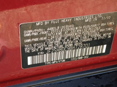 2011 Subaru Forester 2.5X Premium