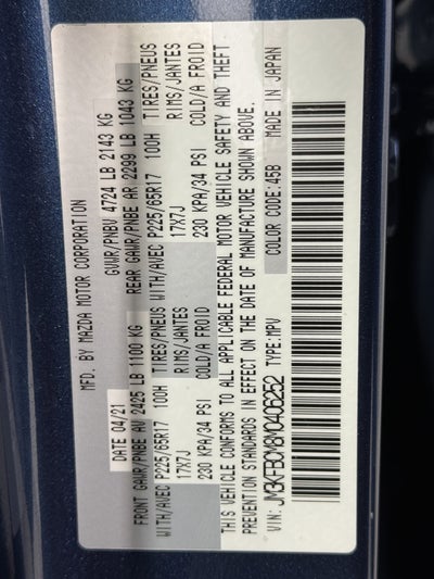 2021 Mazda Mazda CX-5 Touring