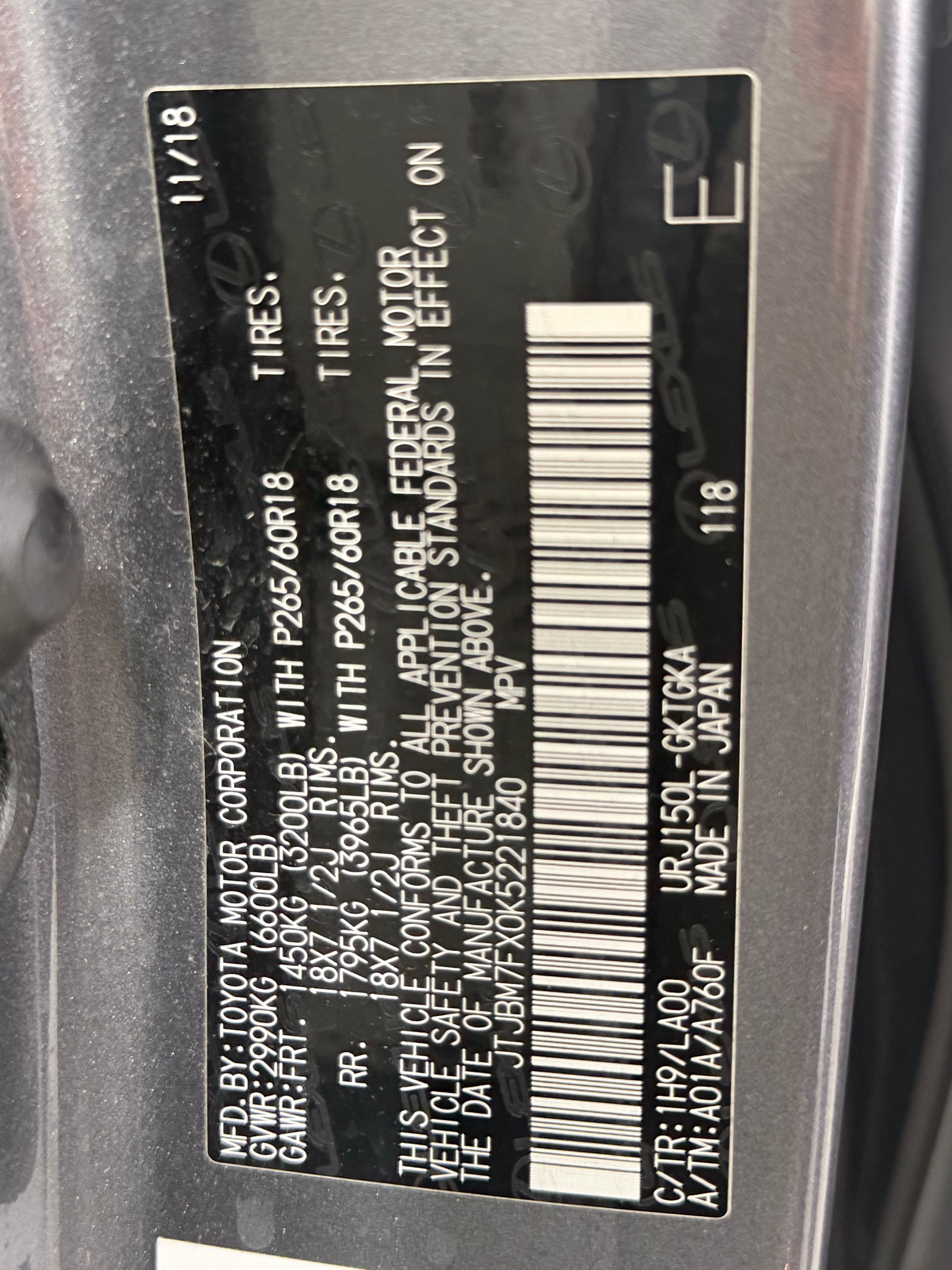 2019 Lexus GX 460 GX 460