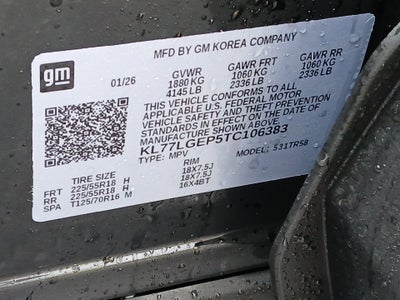 2026 Chevrolet Trax 1RS