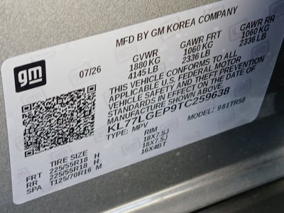 2026 Chevrolet Trax 1RS