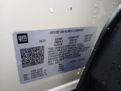 2026 Chevrolet Trax 2RS