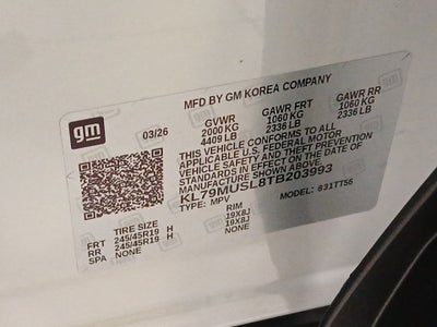 2026 Chevrolet Trailblazer RS