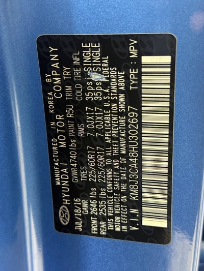 2017 Hyundai Tucson SE