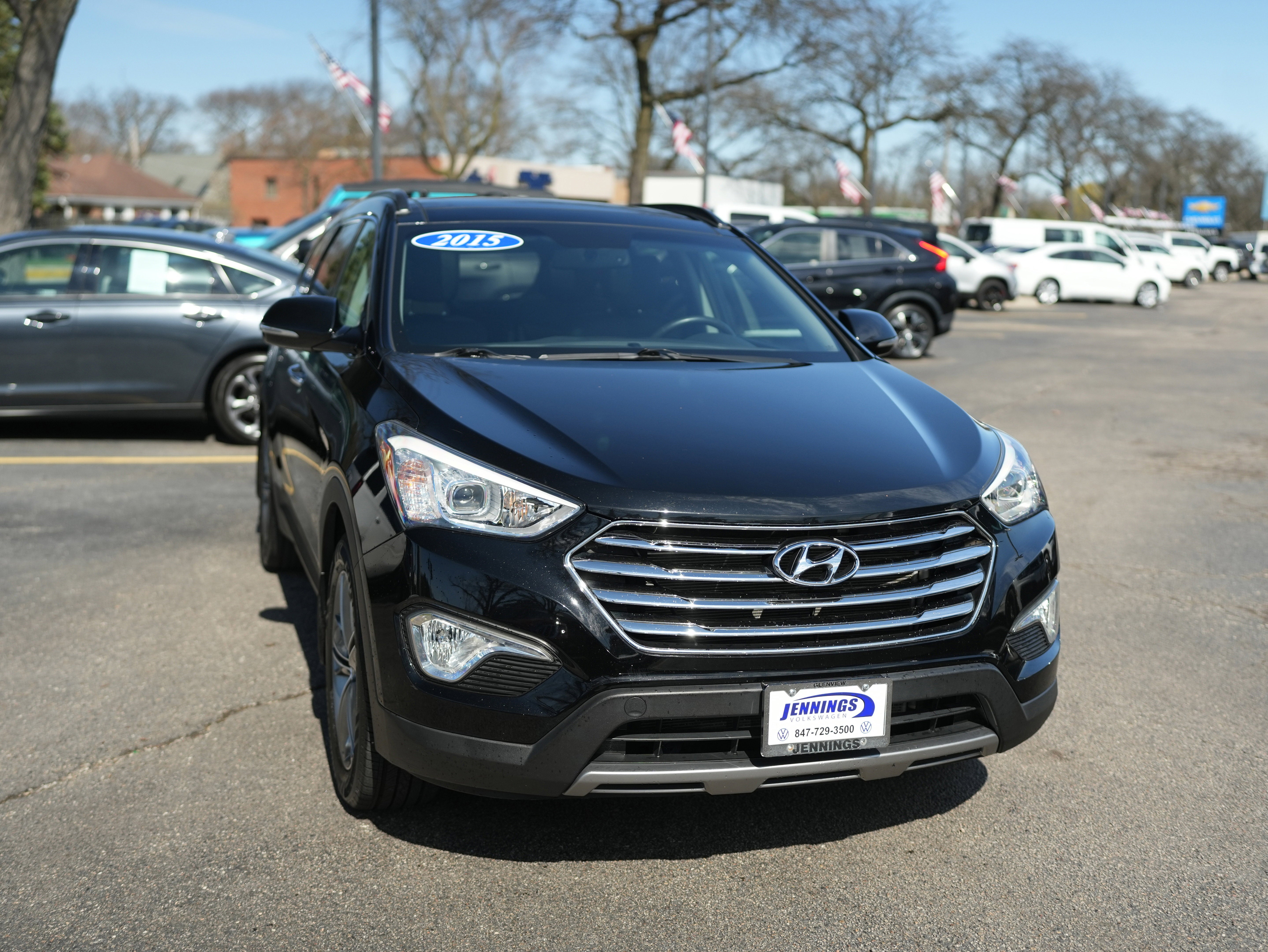 Used 2015 Hyundai Santa Fe Limited with VIN KM8SRDHF3FU090966 for sale in Glenview, IL