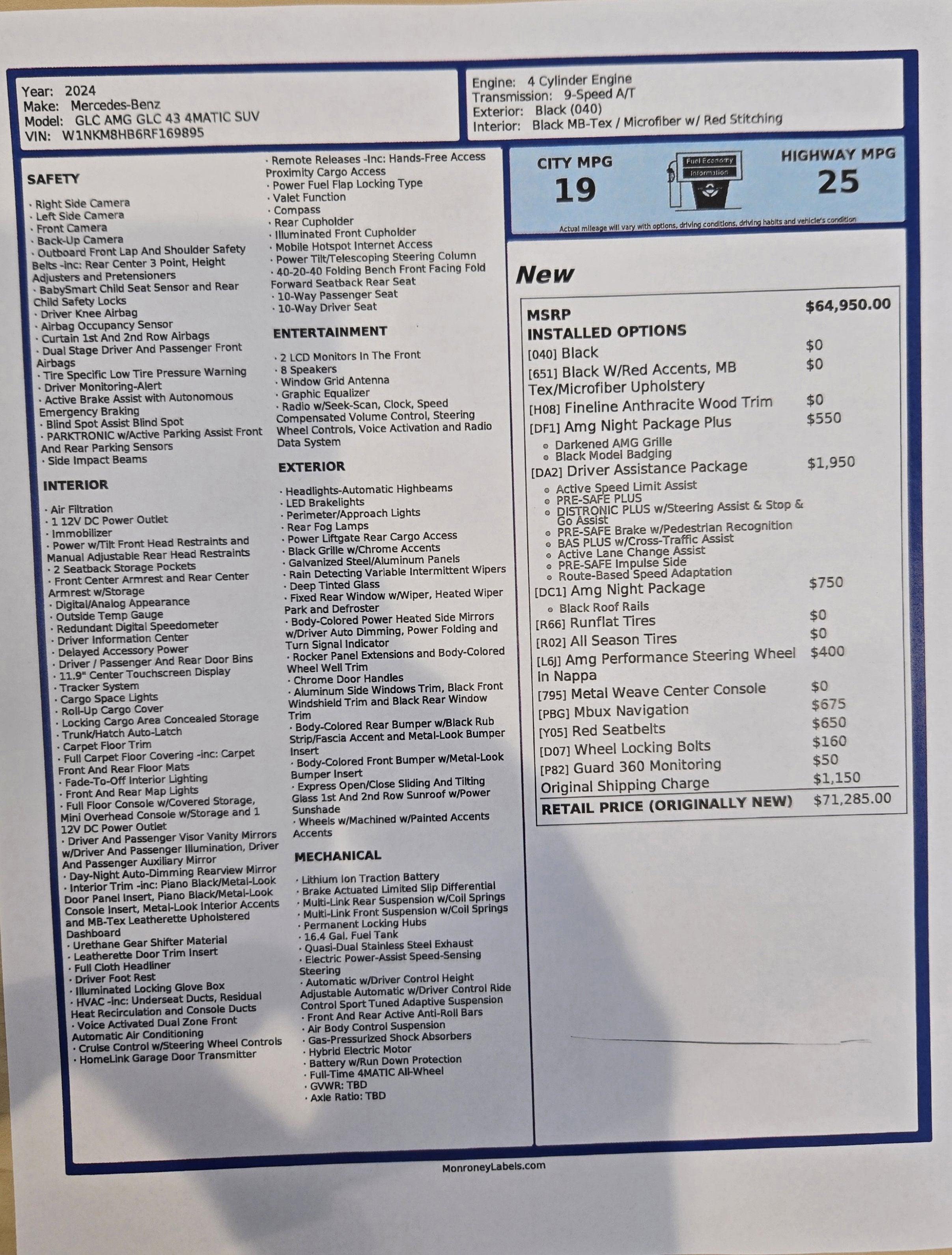 2024 Mercedes-Benz GLC AMG® GLC 43