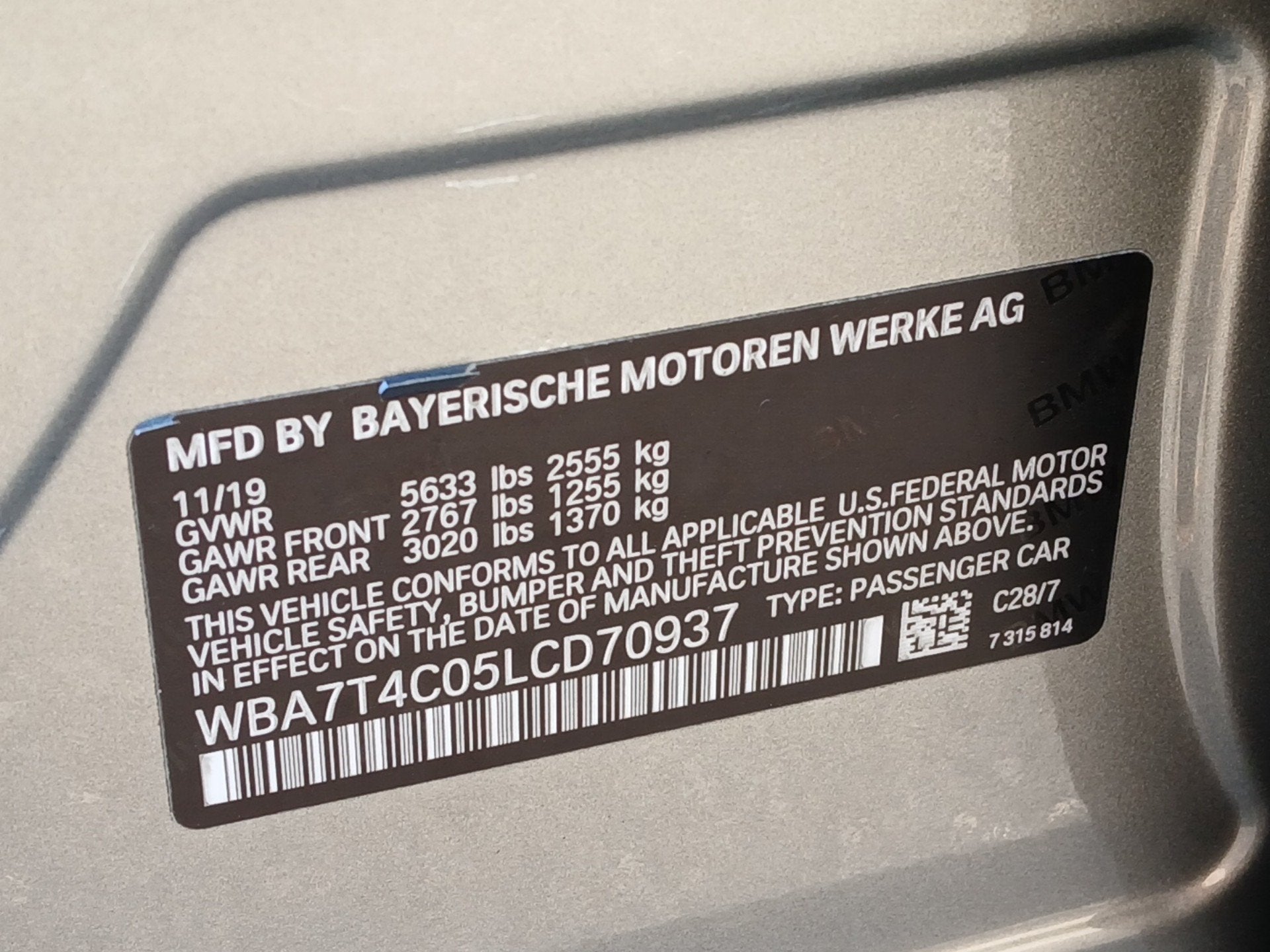 2020 BMW 740i xDrive