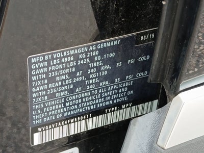 2015 Volkswagen Tiguan SEL