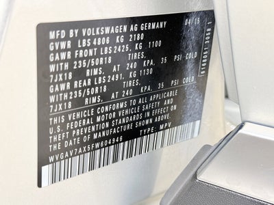 2015 Volkswagen Tiguan S