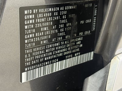 2014 Volkswagen Tiguan S