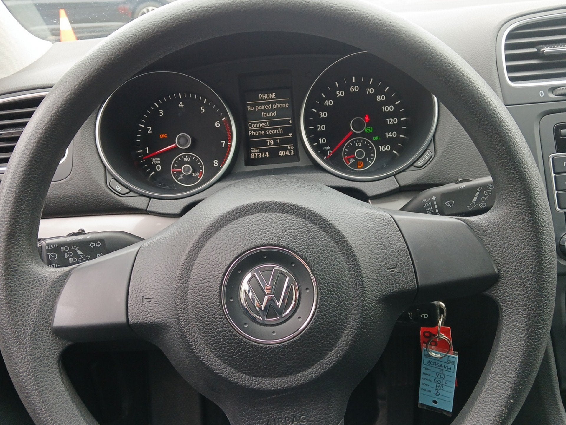 2012 Volkswagen Golf 2.5L 4-Door