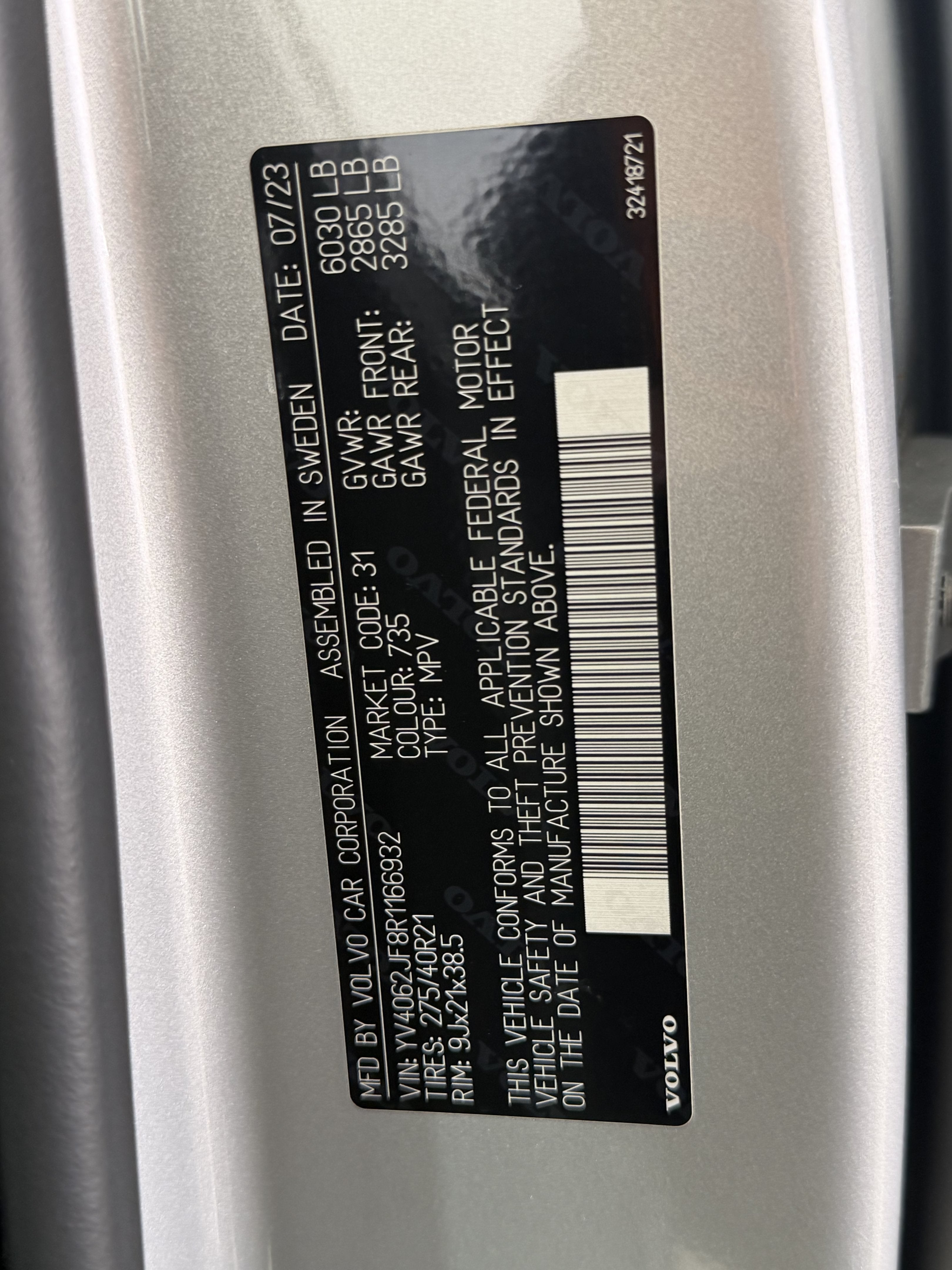 2024 Volvo XC90 B6 Ultimate Bright Theme 6-Seater